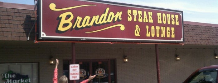 Brandon Steakhouse & Lounge is one of Tempat yang Disukai Chelsea.