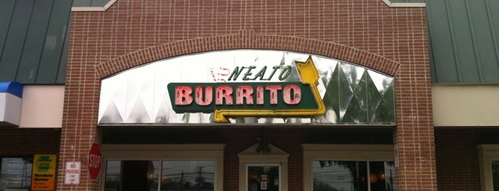 Neato Burrito is one of Go-to Local Restaurants.