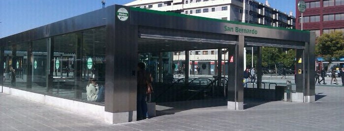 METRO San Bernardo is one of Metro de Sevilla - Línea 1.