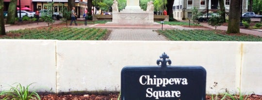 Chippewa Square is one of Georgia escapes.