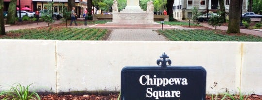 Chippewa Square is one of Savannah.