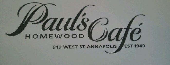 Paul's Homewood Cafe is one of MD.