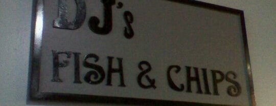 DJ's Fish & Chips is one of Tempat yang Disimpan William.