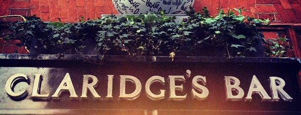 Claridges's Bar is one of London.