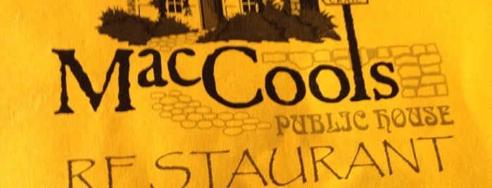 MacCool's Public House is one of Dave's Favorite Restaurants.