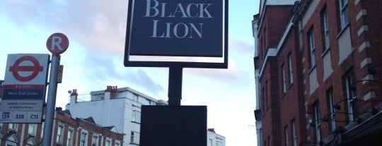 The Black Lion is one of London pubs.