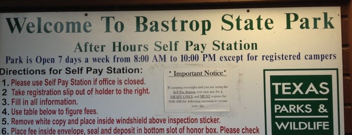 Bastrop State Park is one of The Daytripper's Bastrop.