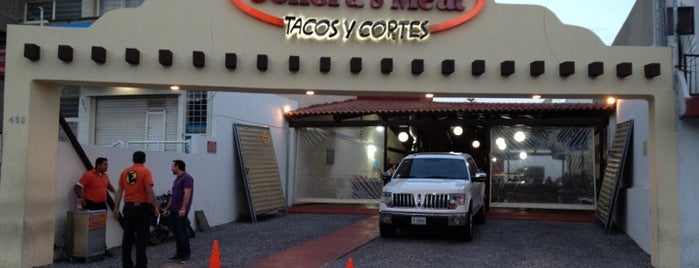 Sonora's Meat Tacos y Cortes is one of Tempat yang Disimpan Alex.