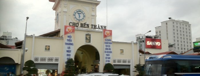 Chợ Bến Thành (Ben Thanh Market) is one of Ho Chi Minh City.