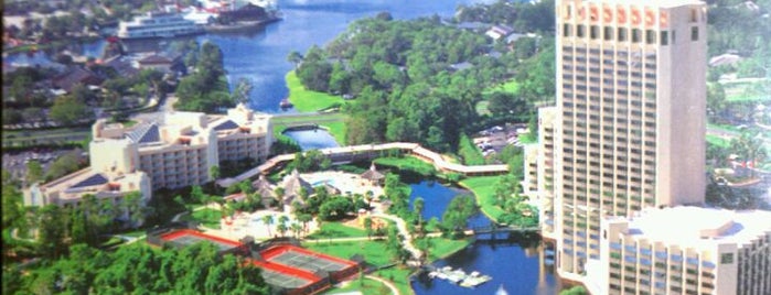 Hilton Orlando Buena Vista Palace Disney Springs Area is one of Posti che sono piaciuti a Matt.