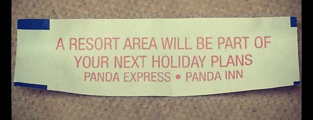 Panda Express is one of I've earned a badge here!.