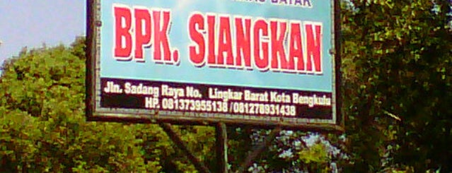 RM. BPK Siangkan is one of The Historical Building in Bengkulu City.