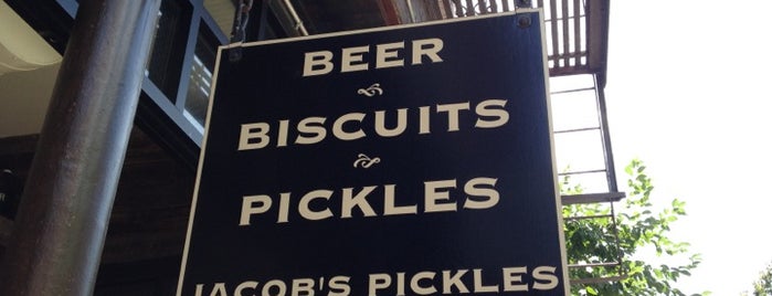 Jacob's Pickles is one of NYC.
