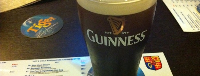 The Queen Victoria Pub is one of BKK Black - Guinness draught in Bangkok.
