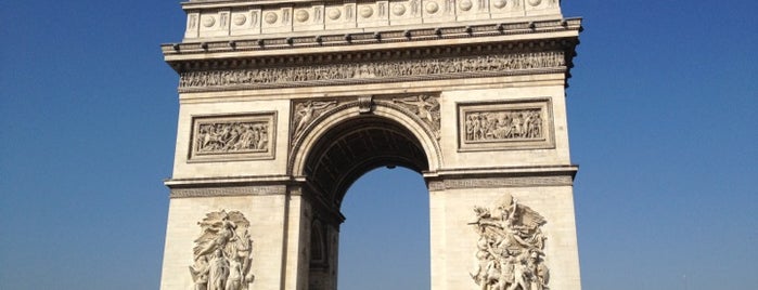 Arc de Triomphe is one of Paris.