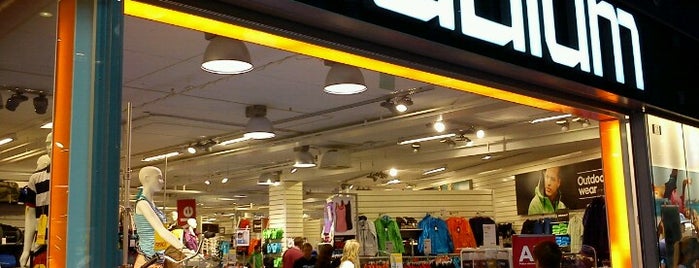 Stadium is one of shops.