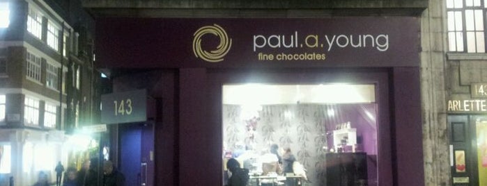 Paul A Young Fine Chocolates is one of Chocolate London.