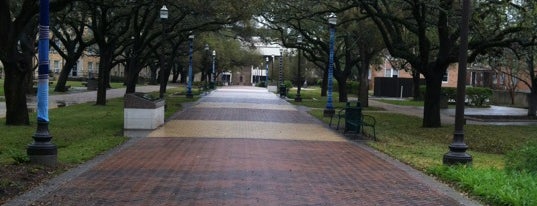 Military Walk is one of Texas A&M History.