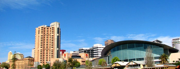 Adelaide Convention Centre is one of Adelaide City Badge - City of Churches.