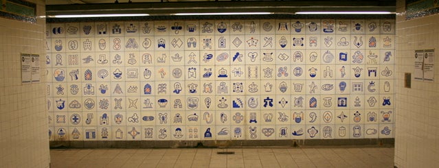 MTA Subway - Canal St (6/J/N/Q/R/W/Z) is one of Trainspotter Badge -- New York.