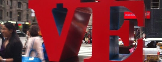 LOVE Sculpture by Robert Indiana is one of NYC to do.