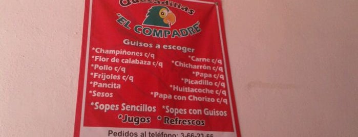Quesadillas El Compadre is one of Tempat yang Disukai Jellou.