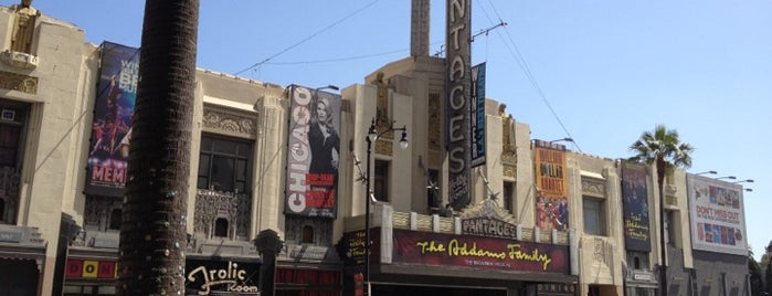 Pantages Theatre is one of PYA LA/Hollywood Landmarks.