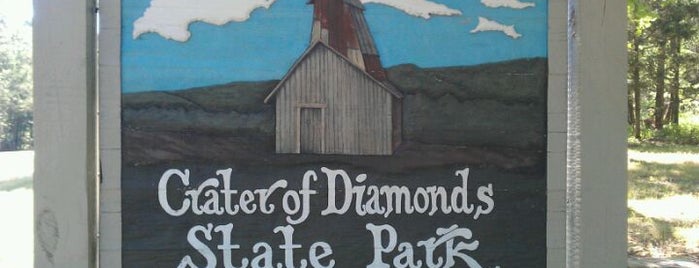 Crater of Diamonds State Park is one of Arkansas.