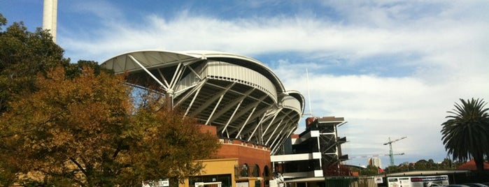 Adelaide Oval is one of Adelaide City Badge - City of Churches.