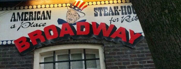 Broadway American Steakhouse is one of Tempat yang Disukai Sorin.