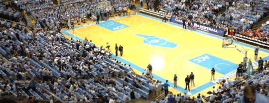 Dean E. Smith Center is one of Division I Basketball Arenas in North Carolina.