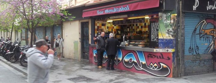 Bar Mendizábal is one of Barcelona.
