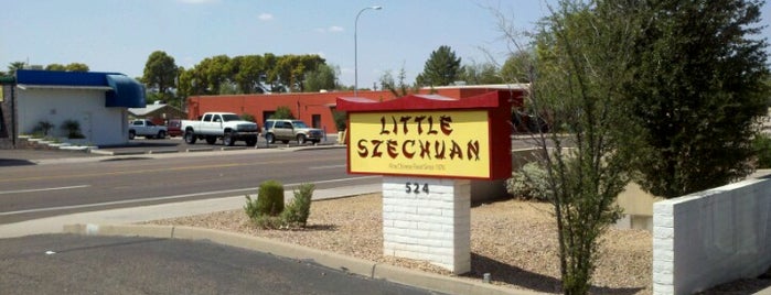 Little Szechuan is one of Tempe town what?.