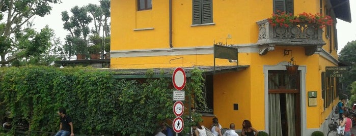 Osteria Del Ponte is one of Tempat yang Disukai Elena.