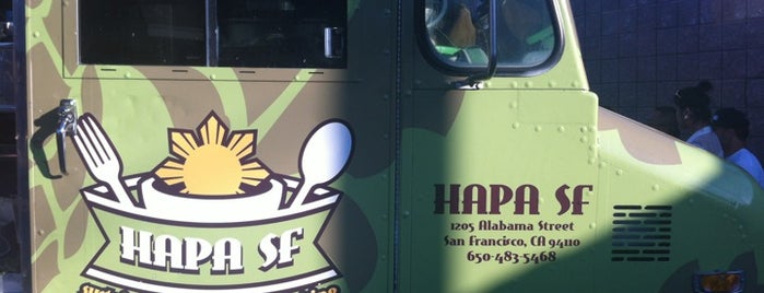 Hapa SF Truck is one of Food Truckin' SF Bay Area.