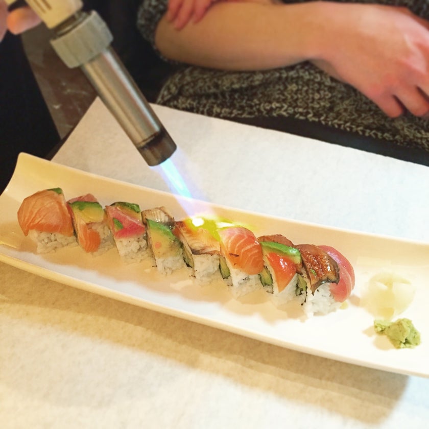 Shinobu Restaurant - Sushi Restaurant - lunch,sushi,eggplant,miso,mackerel,volcano roll