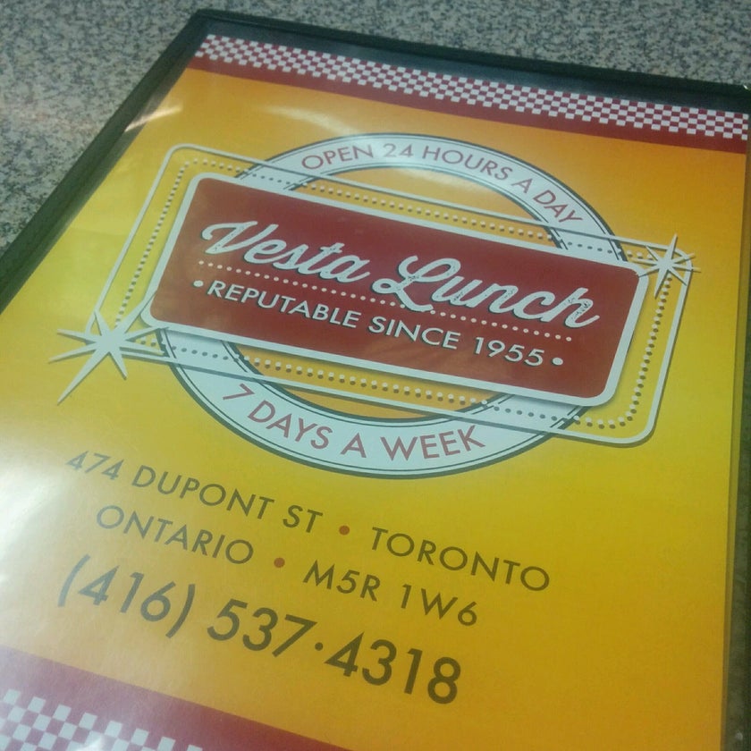 Vesta Lunch - Burger Joint,Diner,Caribbean Restaurant - meats,good service,breakfast food,burgers,scenic views,lunch,french fries,eggs,dinner,great value,bacon,diner food,grilled cheese sandwiches,george,greasy spoon