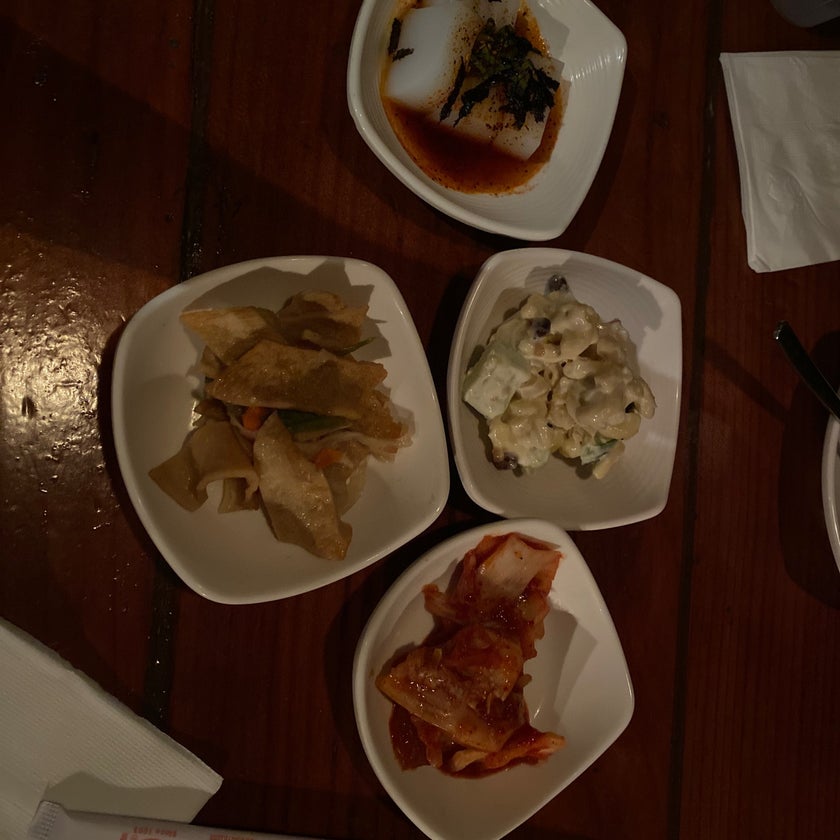 Dan Sung Sa - Korean Restaurant - well,rice,spicy food,dinner,chicken wings,great value,happy hour,pancakes,takeout,Korean food,good for dates,yogurt,palaces,tongue,good for groups,soju,kalbi,drink deals,corn cheese,seoul