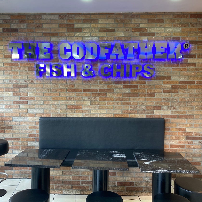 The Codfather - Fish and Chips Shop,Fast Food Restaurant - friendly staff,clean,fish and chips