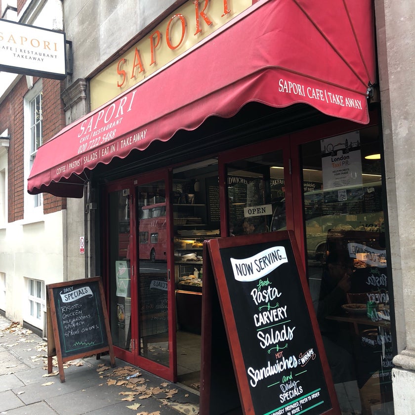 Sapori - Café,Coffee Shop,Italian Restaurant - bar,alcohol,friendly staff,breakfast food,sandwiches,salads,lunch,brunch food,healthy food,pasta,crowded,great value,free Wifi,takeout,wraps,good for a quick meal,smoked salmon,malta