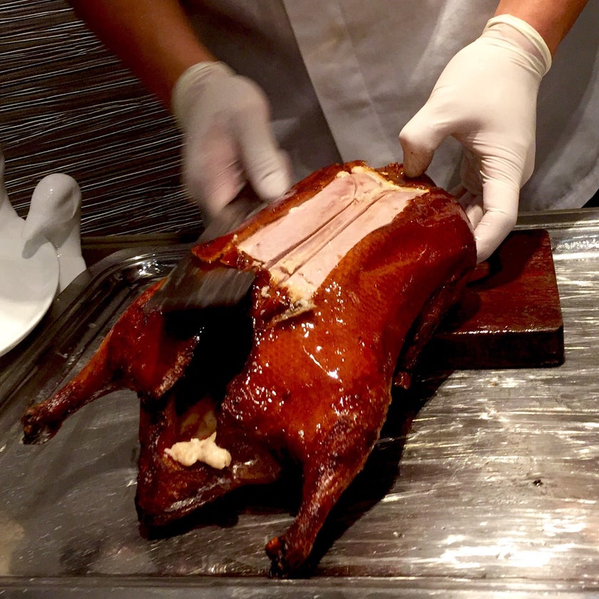 Imperial Treasure Super Peking Duck Restaurant - Bakery,Hong Kong Restaurant,Peking Duck Restaurant - soup,lunch,dinner,quiet,crowded,pancakes,takes reservations,island,peanuts,pumpkin,good for groups,melon,Peking duck,beet salad,black sesame,radishes