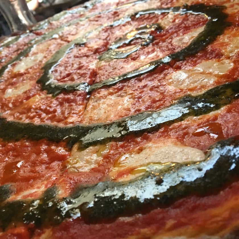 Rubirosa - Pizzeria,Italian Restaurant,Italian,Pizza - bar,meats,coffee,desserts,breakfast food,pizza,fruit,sandwiches,cheese,music,salads,well,lunch,brunch food,town,bread,pizzeria,city,pork,eggs,dinner,books,crowded,fresh food,great value,comfortable,bacon,cute,homemade food,peppers,sausage,pancakes,takes reservations,snacks,tours,mushrooms,neighborhood,chefs,tomatoes,appetizers,big portions,island,takeout,oranges,good for dates,crispy food,spinach,gluten-free food,pumpkin,risotto,long waits,gravy,pineapple,paninis,dough,olives,pesto,booths,basil,vodka,artichokes,carbonara,daily specials,peas,kale,bruschetta,brussel sprouts,grapes,asparagus,cauliflower,lagers,good for groups,good for special occasions,antipasto,red sauce,Tuscany,arugula,charcuterie,frescoes,green sauce,cobbler,ragu,half & half,rice balls,panna cotta,porterhouse,squid ink,rhubarb,crostini,al dente,arancini,roasted garlic,oregano,roasted potatoes,vodka sauce,cacio e pepe,Bianco,pecorino,broccoli rabe,stracciatella,cloves,cavatelli,Bucatini,whole pies,toasted buns,orecchiette,family recipes,strawberry sauce,capicola,white onions,good for singles,rubirosa supreme