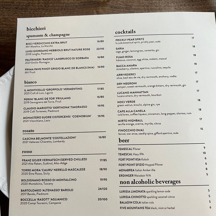 Che Fico - Italian Restaurant - meats,good service,pizza,cheese,wine,pasta,chocolate,city,spicy food,dinner,crowded,great value,peppers,small plates,onions,chili,spacious,trendy,good for dates,pineapple,olive oil,black truffles,cacio e pepe
