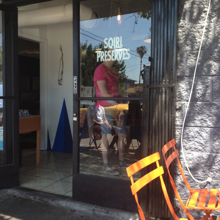 Sqirl - Bakery,New American Restaurant,New American,Salad - restaurants,bar,coffee,good service,breakfast food,fruit,sandwiches,well,lunch,healthy food,chocolate,good for working,cake,bread,city,espresso drinks,eggs,lines,farms,crowded,great value,bacon,homemade food,sausage,pancakes,toast,chefs,lakes,coconut,trendy,vanilla,crispy food,ham,biscuits,sodas,gluten-free food,pudding,jams,blueberries,almonds,gravy,pesto,hipster,scones,matcha,horchata,hazelnut,hash,dog-friendly,kale,ricotta cheese,eateries,rice bowls,granola,sea salt,arugula,disco,polenta,limeades,radishes,frittatas,tartines,unique items,tomatillo,Meyer lemon,good for singles,turmeric tonic