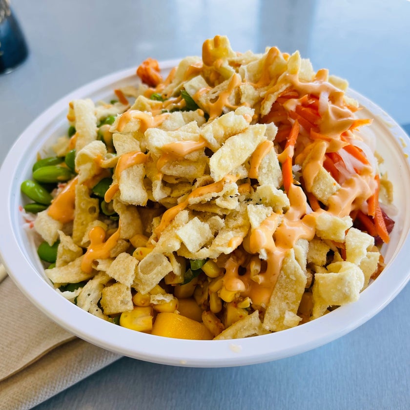 Poke Poke Fish Bar - Sushi Restaurant,Seafood Restaurant - clean,rice,peppers,mango,pearls,good for groups,edamame,seaweed salad,house sauce,good for singles