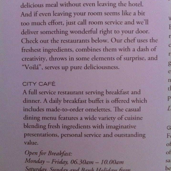 City Inn Westminster - Restaurant,Wine Bar - restaurants,breakfast food,eggs,pepper sauce