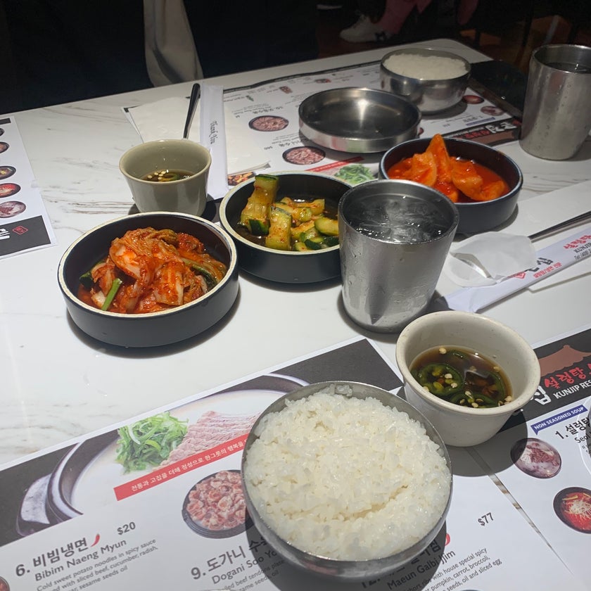 Kunjip Restaurant - Korean Restaurant - soup,lunch,rice,parking,spicy food,dinner,crowded,dips,Bay,short ribs,roast pork,oxtail,kalbi