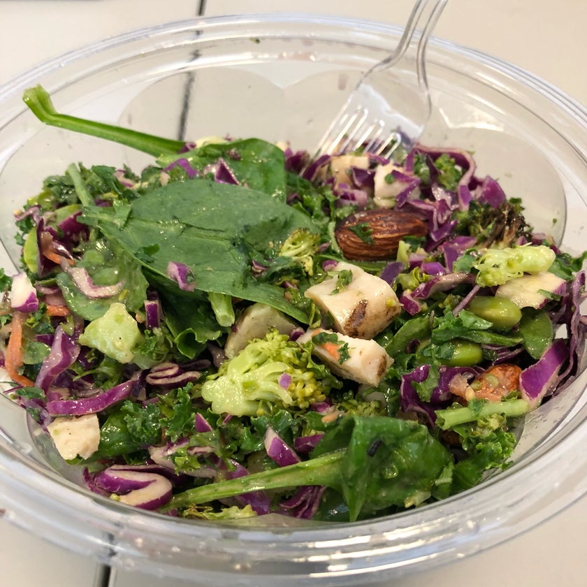 Just Salad - American Restaurant,Fast Food Restaurant,Salad Restaurant - restaurants,chicken,salads,lunch,healthy food,bread,avocado,wraps,good for a quick meal,black beans,cilantro,vinaigrette,pepper jack,chipotle cowboy,crunchy onions,reusable bowl