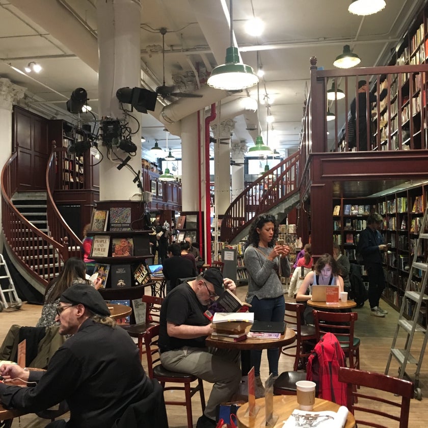 Housing Works Bookstore Cafe - Bookstore,Bookstores,Venues & Event Spaces,Cafes - bar,staff,coffee,inexpensive,sandwiches,music,well,café,tea,pastries,city,lines,books,quiet,free stuff,comfortable,cute,snacks,events,neighborhood,organic,turkey,apples,chai,Christmas,prints,people watching,gin,balcony,palaces,structures,zucchini,brie cheese,comedy,eclectic,charity,novels,bohemian,cookbooks,vinyl records,street fairs,volunteer