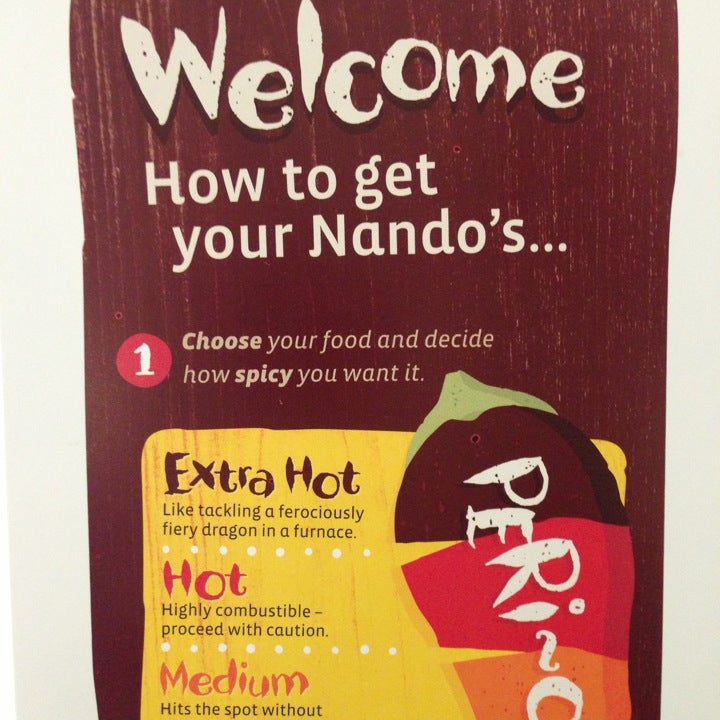 Nando's - Restaurant - chicken,lunch,parking,spicy food,casual,good for a quick meal